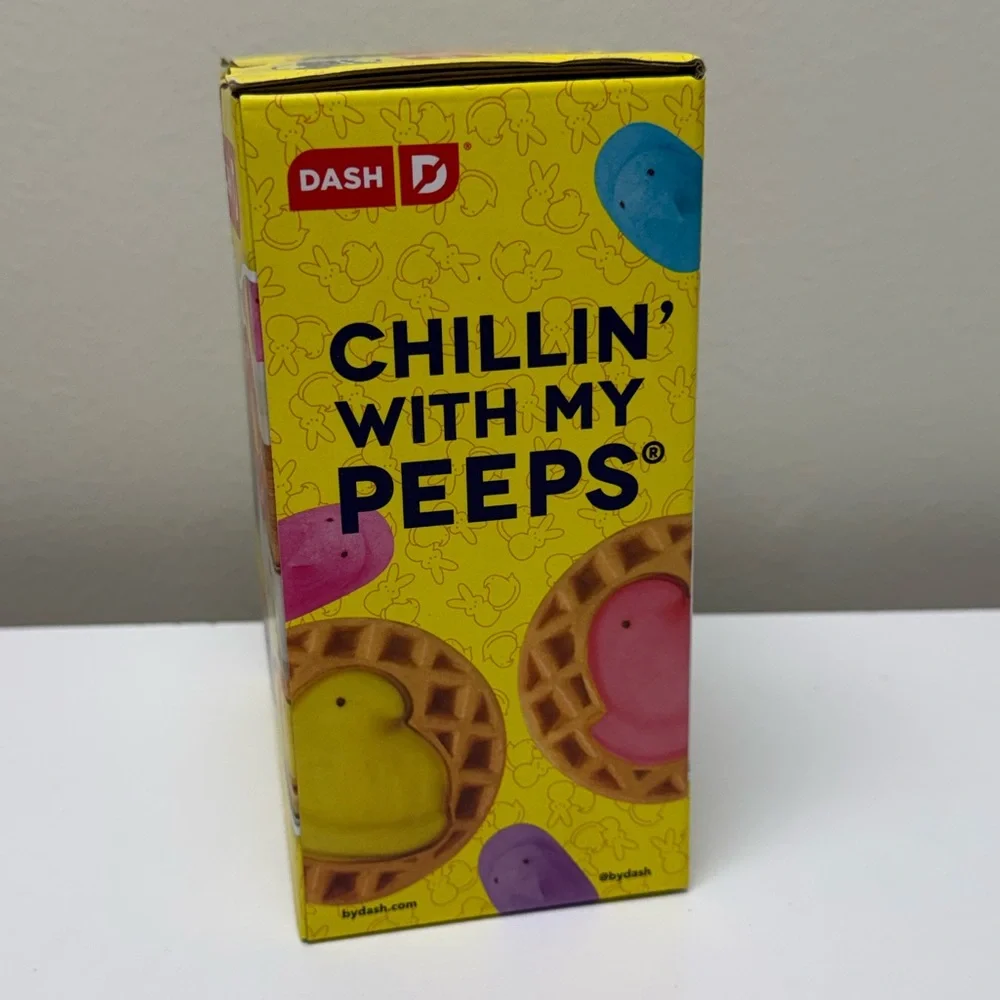 New! Dash × Peeps Mini Waffle Maker Yellow Chick, Spring 2026, Easter